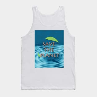 Save the planet Tank Top